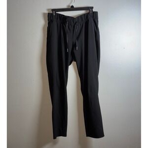 Lululemon Black Jogger Pants Women's Size 8 Relaxed Fit Drawstring